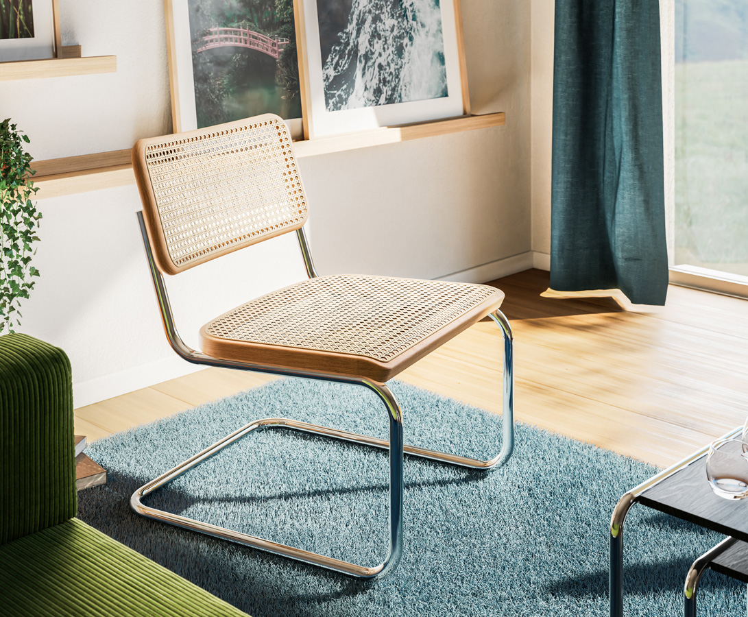 Cantilevered comfort Thonet unveils a throwback to the S 32 with a lounge chair