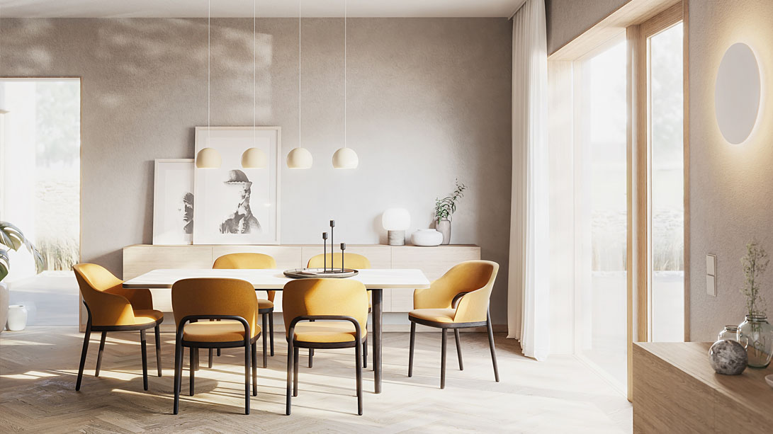 Togetherness Upholstered chair 520