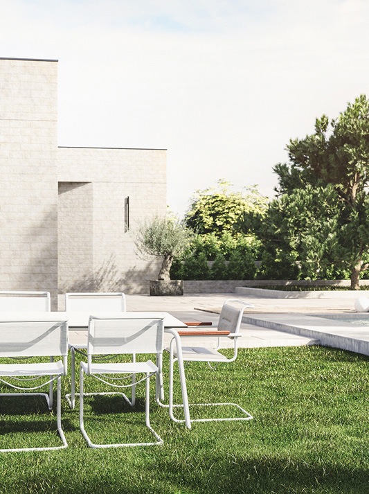 Lassen Sie sich inspirieren: THONET S 33 | Freischwinger S 33 N (Outdoor)
