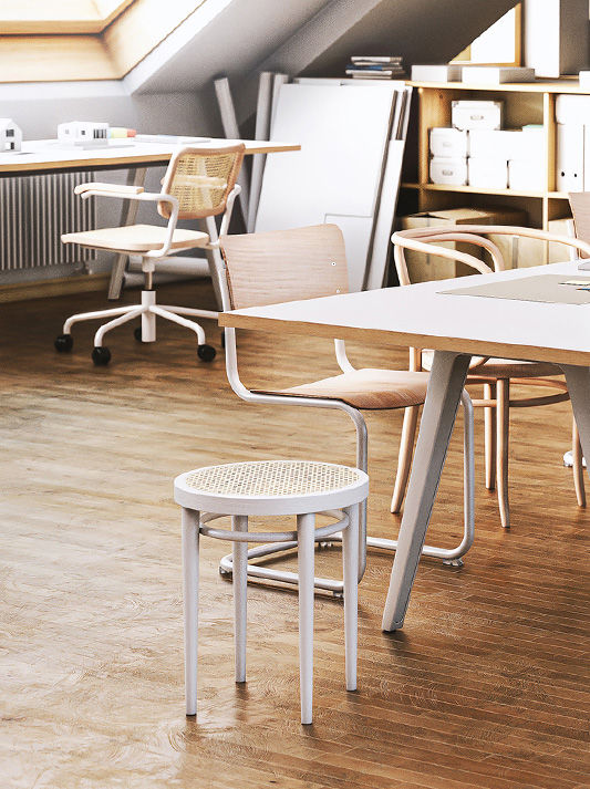 Lassen Sie sich inspirieren: THONET 204 RH | Barhocker 204 RH aus Bugholz